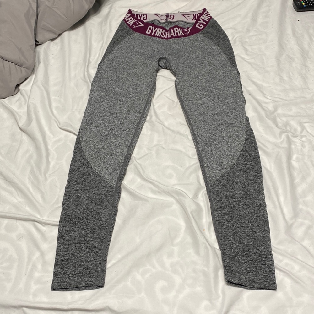Gymshark flex leggings charcoal/plum